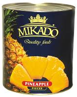 Ананасы MIKADO кусочки 0.850 ж/б
