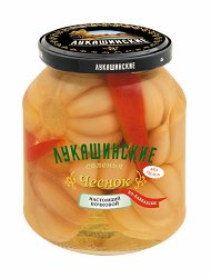 Чеснок Лукашинские солёный по-кавказски 340г