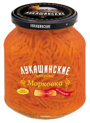 МорковкаЛукашинские по-Корейски  ОСТРАЯ 340г.