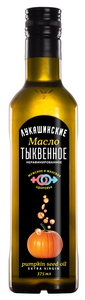 Масло Лукашинские Тыквенное нераф. 375 мл. ст/б (х6)