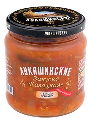 Закуска Лукашинские Казацкая с белыми грибами 450г.