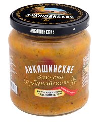 Закуска Лукашинские Дунайская из томатов со сл. перцем 450г.