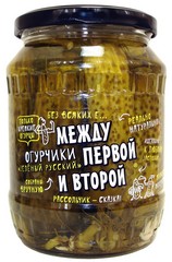 Огурчики марин. МПиВТ ЗЕЛЁНЫЙ РУССКИЙ 680г.