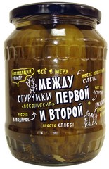 Огурчики соленые МПиВТ ПОСОЛЬСКИЕ 680г.