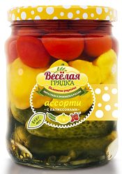 Ассорти овощ. Вес. грядка с патиссонами 0.950 NEW